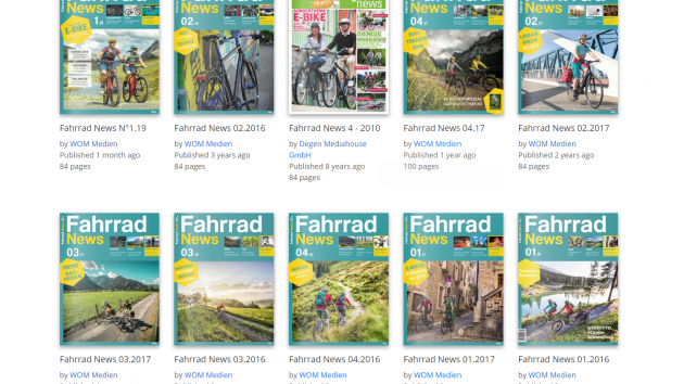 Fahrradmagazine online lesen