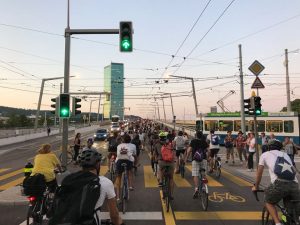 Langsamverkehr Stadt Velo Cirtical Mass Zürich Fahrrad Verkehr