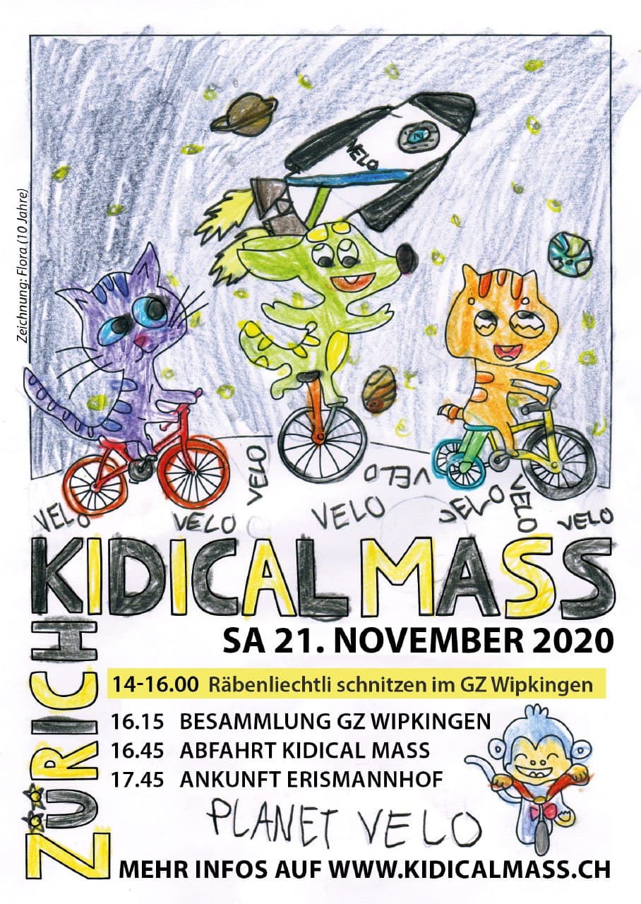 Kidical Mass in Zürich