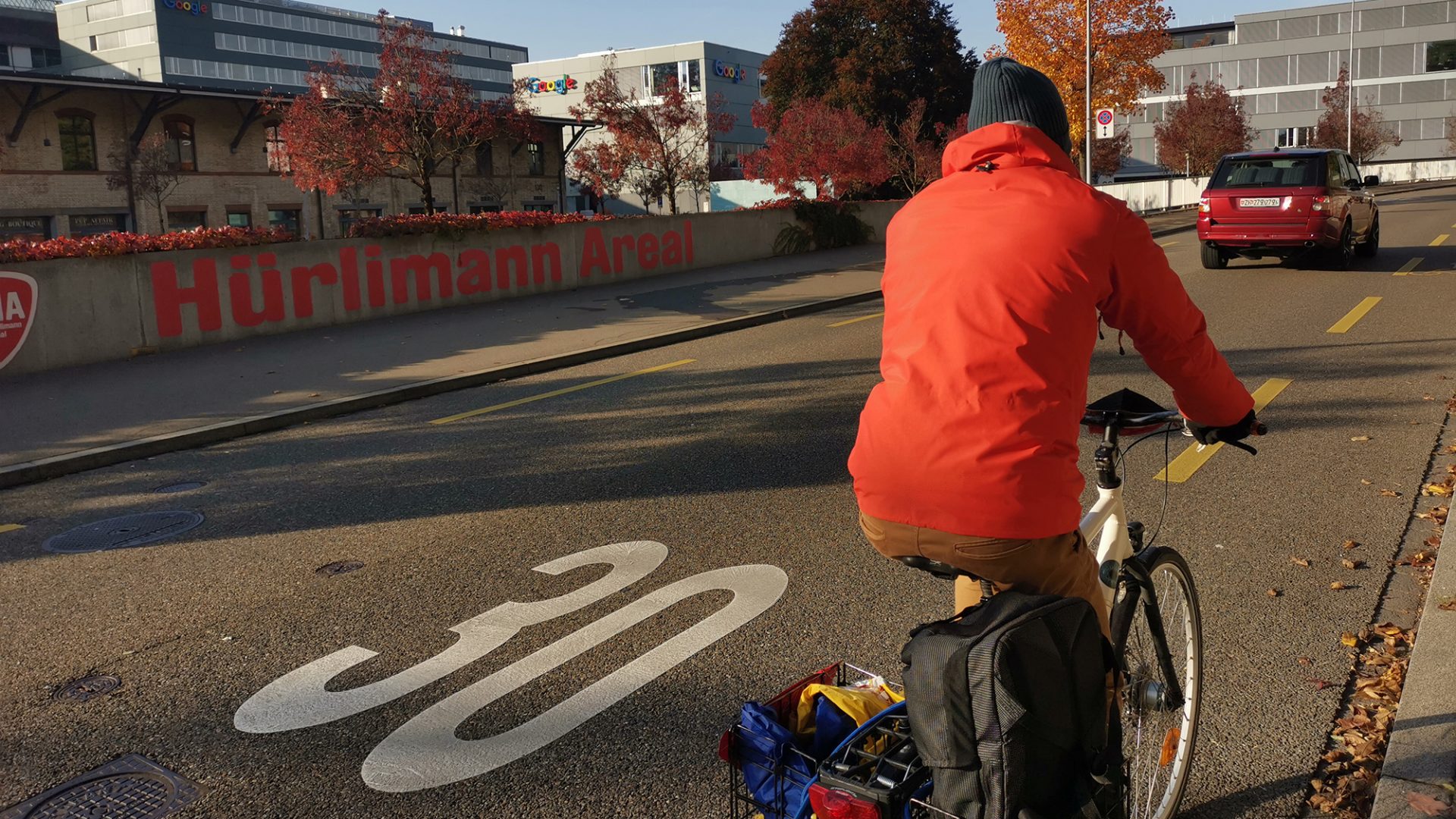 Plan Birmensdorferstrasse beim Bahnhof Wiedikon
