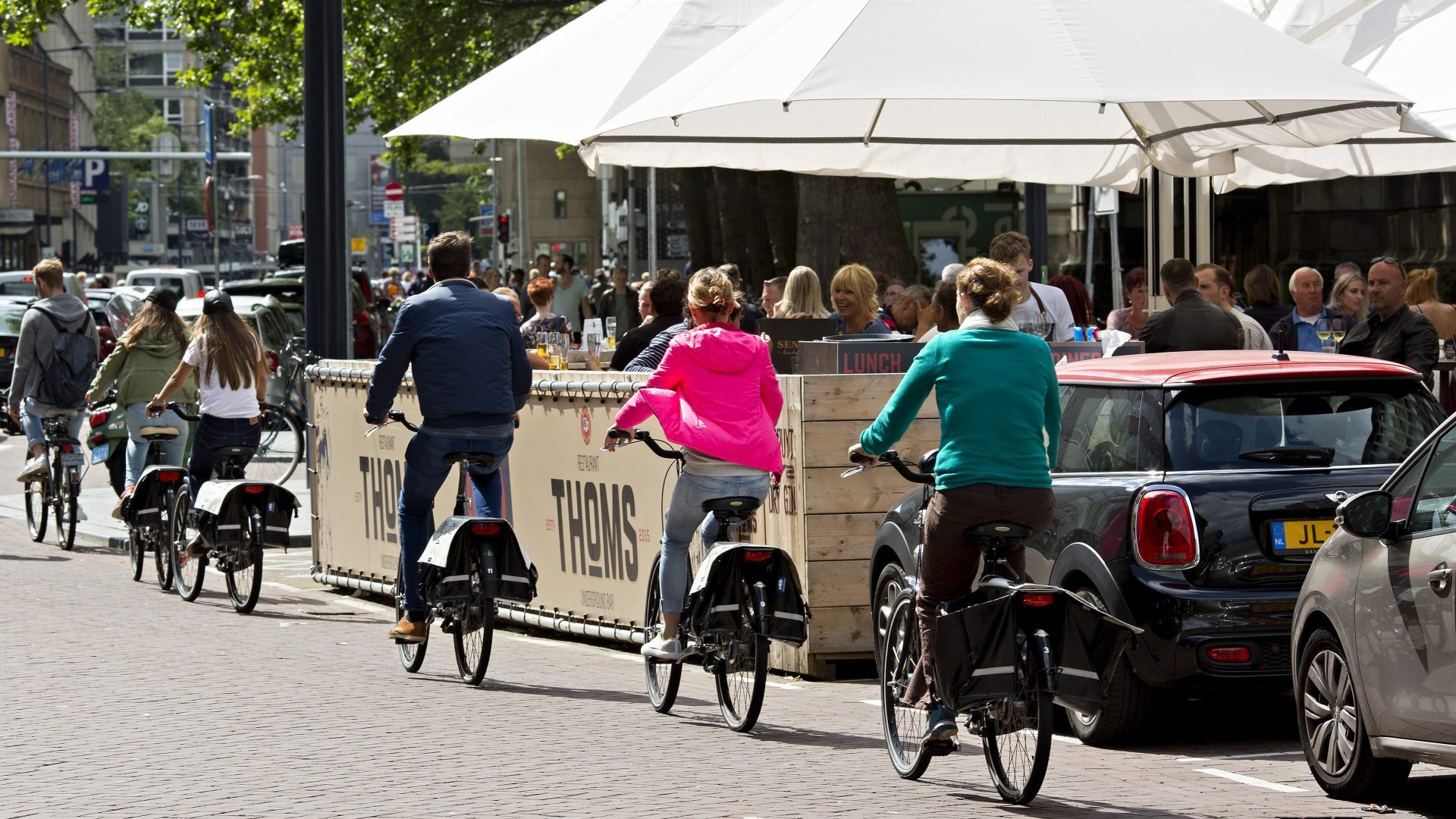 Velofahren in Rotterdam
