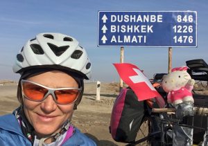 Mit dem E-Bike auf der Seidenstrasse.