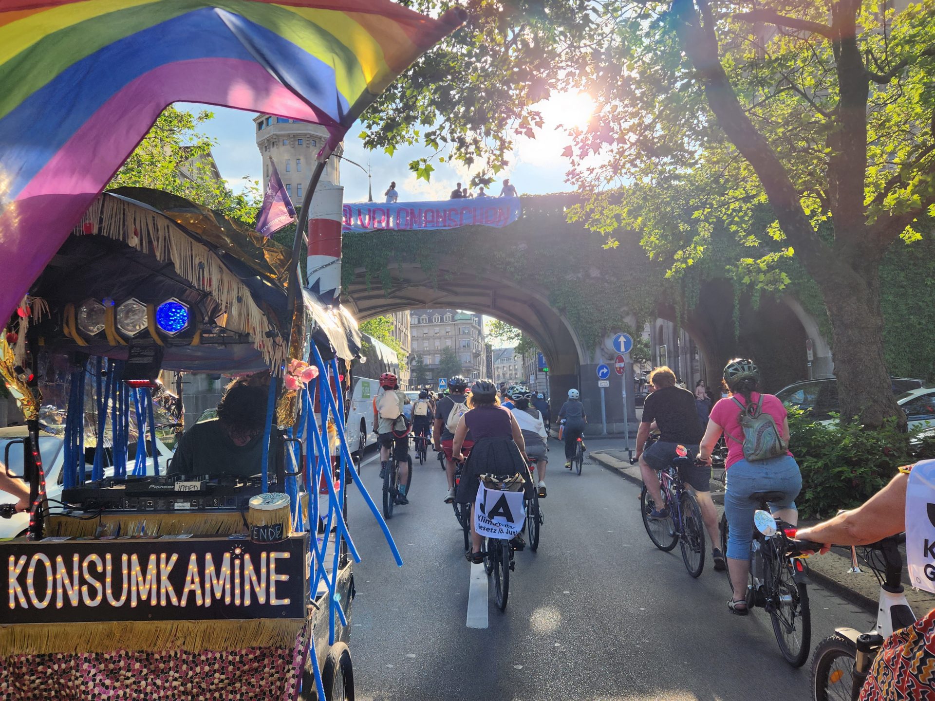 Velodemo am 22. September