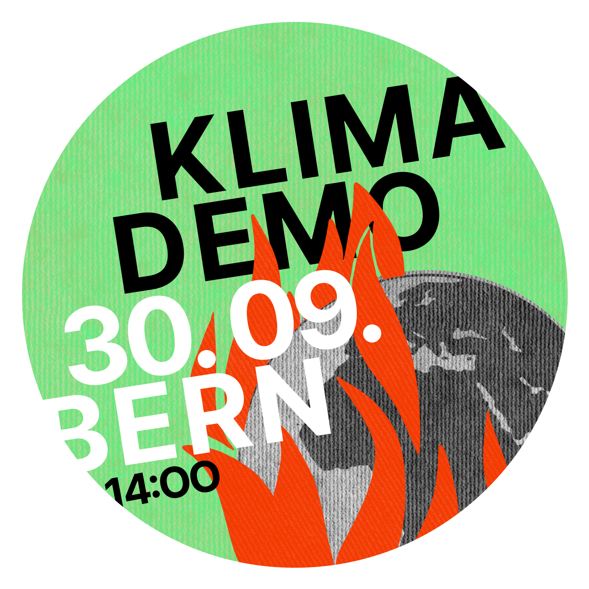 Klimademo vom 30. September 2023 in Bern.