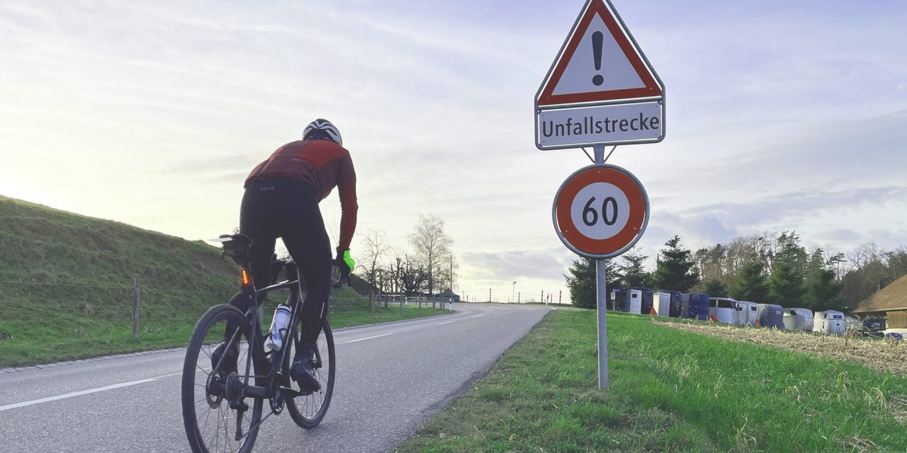 Fuss vom Gas auf Unfallstrecken