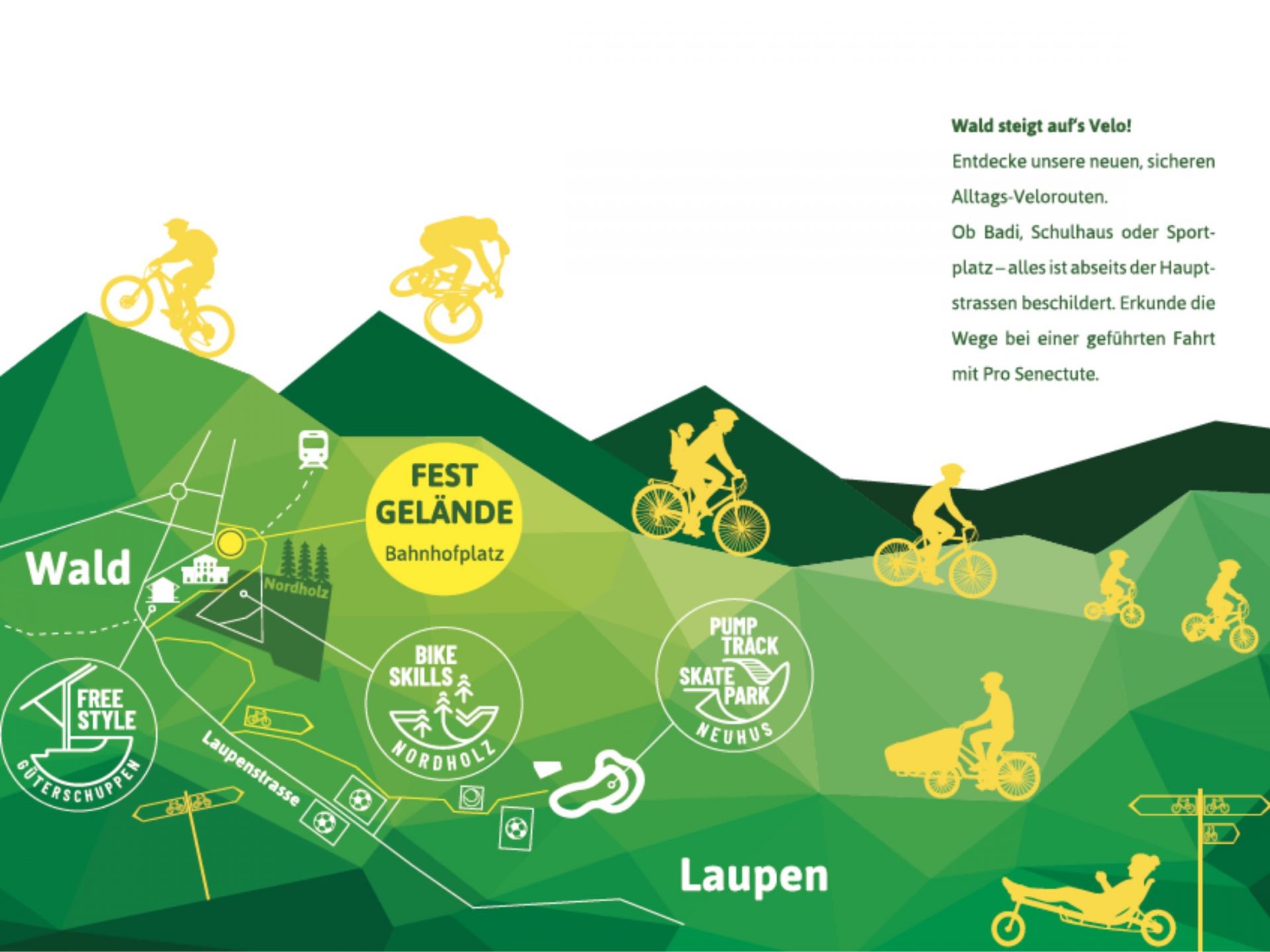 Velofest in Wald
