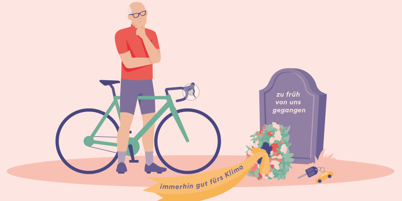 Fürs Klima aufs Velofahren verzichten! Wirklich? 