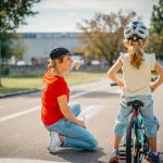 Wie lernen Kinder das Velofahren?