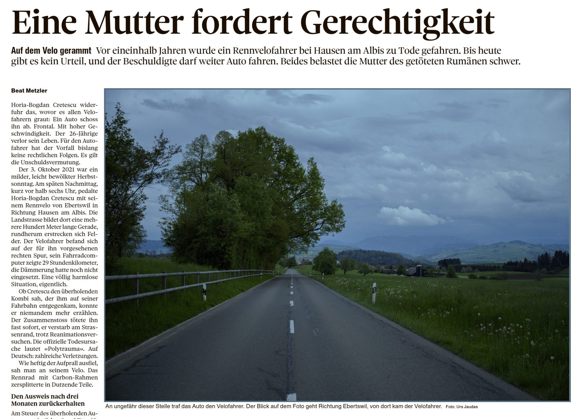 Silent Ride für Horia am Sonntag, 10. Mai